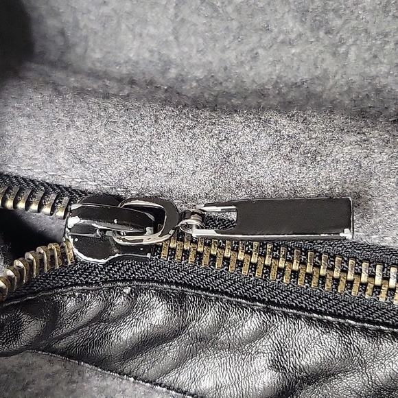 Guess grey and faux leather moto jacket - Picture 13 of 15